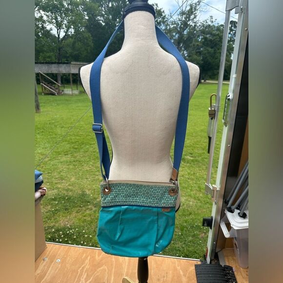 Fossil Stylish Blue and Teal Women's Bag - Picture 1 of 8